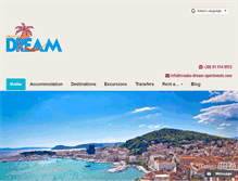 Tablet Screenshot of croatia-dream-apartments.com